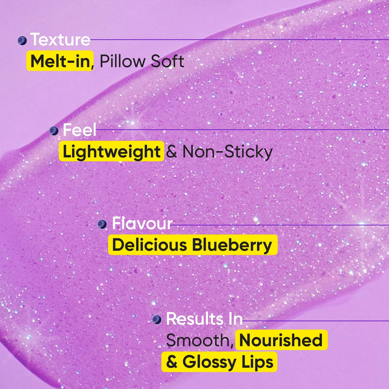 DOT & KEY Lip Balm Vitamin C + E Spf 50 Glitter Bomb|Mess Free Glitter Lip Balm |Glossy & Plumpy Moisturized Lips|Non Stop Glittery Shine |Controls Tan & Fades Lip Pigmentation | for Women | 12 Gm
