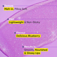 DOT & KEY Lip Balm Vitamin C + E Spf 50 Glitter Bomb|Mess Free Glitter Lip Balm |Glossy & Plumpy Moisturized Lips|Non Stop Glittery Shine |Controls Tan & Fades Lip Pigmentation | for Women | 12 Gm