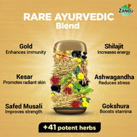 Zandu Shilajitprash, combination of Shilajit and selected herbs of Chyawanpash, a powerhouse of 47 potent Ayurvedic herbs | 3 Action formula to boost strength, stamina & immunity | 900 Gm