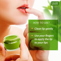 Vaadi Herbals Lip Balm, Mint, 10g