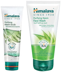 Himalaya Herbals Purifying Neem Scrub, 100gm & Himalaya Herbals Purifying Neem Face Wash, 150ml