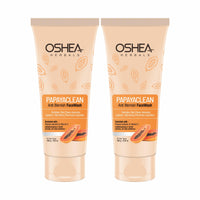 Oshea Herbals Papayaclean Anti Blemishes Gel Face Wash for Women & Men | Hydrating Face Wash for All Skin Types | Lightens Blemishes & Brightens Skin with Papaya Extracts & Vitamin E - 100gm (Pack of 2)