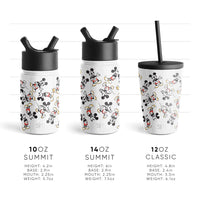 Simple Modern Star Wars Kids Water Bottle with Straw Lid | Insulated Stainless Steel Reusable Tumbler Gifts for School, Toddlers, Boys | Summit Collection | 14oz, Vehicle Schematics 14oz Water Bottle Star Wars-Vehicle Schematics