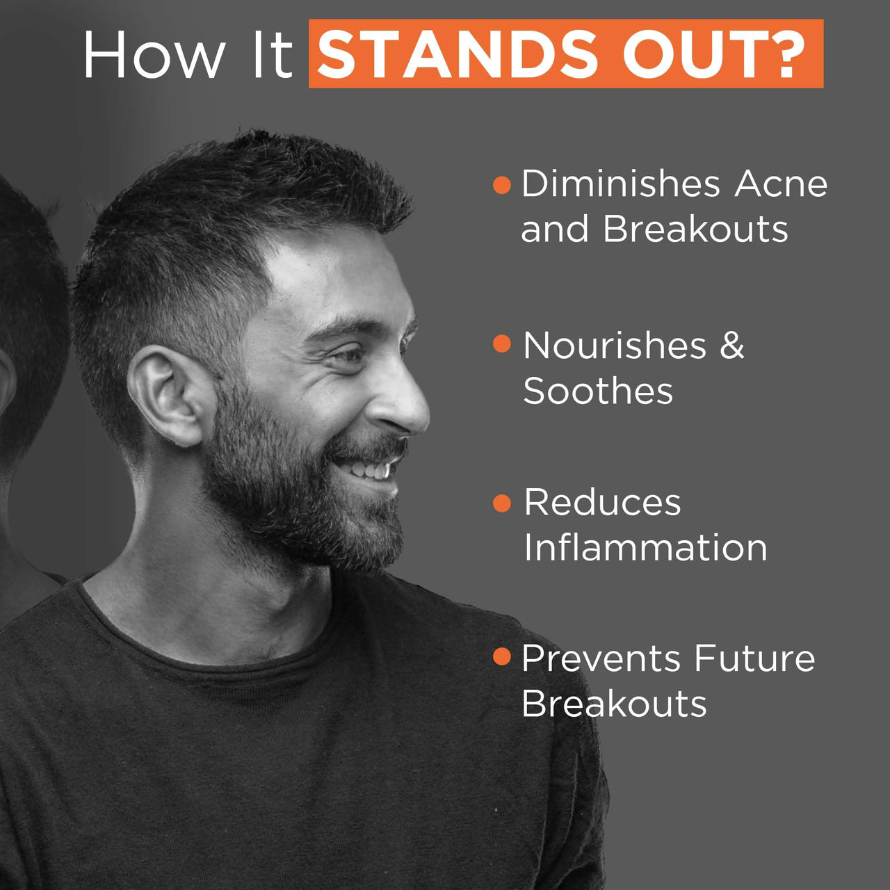 Beardhood Clean Look Face Wash for Oily and Acne Prone Skin with 2% Salicylic Acid & 1% Niacinamide 100ml | For Deep Pore Cleansing, Oil Control and Acne