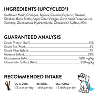 Shameless Pets Dental Treats for Dogs, Banana Bone-Anza (32 Sticks) - Dental Sticks with Hip & Joint Support for Teeth Cleaning & Fresh Breath - Dog Bones Dental Chews Free from Grain, Corn & Soy