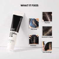 ThriveCo AHA BHA PHA Exfoliating Scalp Scrub | Promotes Hair Growth, Clears Dandruff, Dead Skin, Oil & Product Buildup | Works on Dry, Flaky & Itchy Scalp | For Men & Women | Travel-Friendly | 25ml