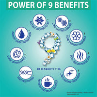 Navratna Cool Talc Active Deo | Talcum Powder | Body Odour Protection & Strong Cooling Effect | Long Lasting Freshness & Fragrance, 400gm