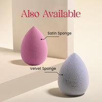 Milagro Beauty Cotton Beauty Blender Sponge, Latex-Free | Soft Makeup Sponge For Liquid/Creams/Powder Foundation, With Egg Case | Easy To Clean, Reusable | Natural & Dewy Finish | Slant Edge Shape