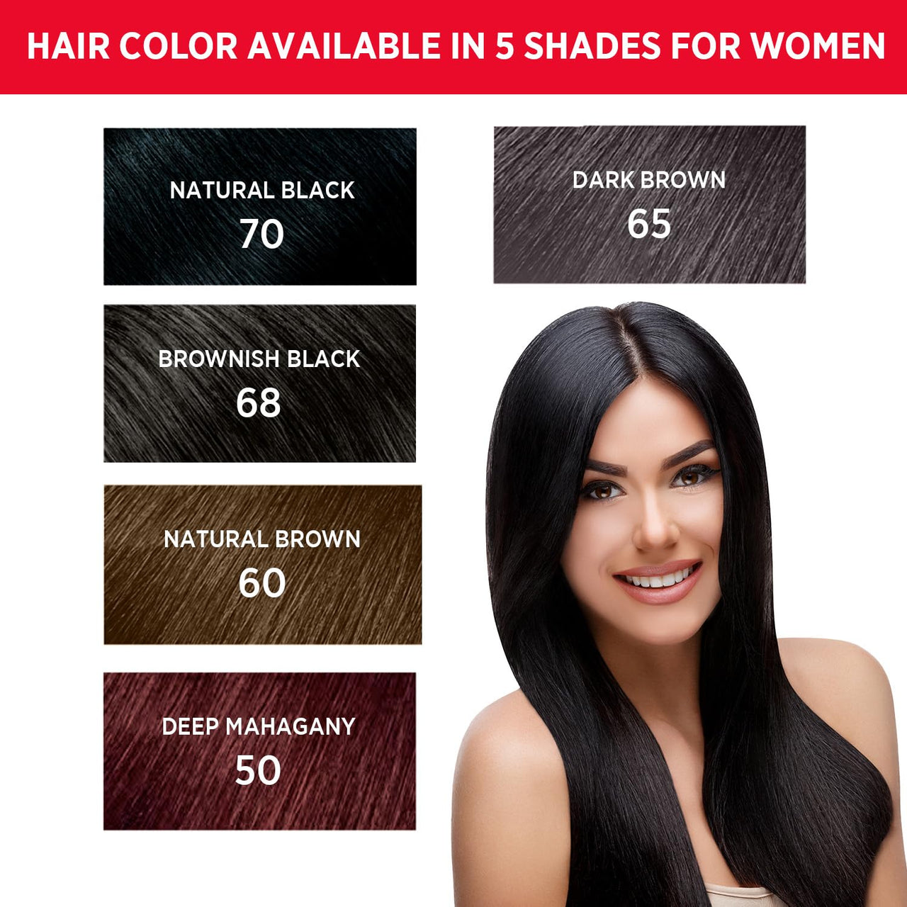Revlon Top Speed Hair Color for Women Natural Black | Ginseng Root Extract and Mother of Pearl | 100% Grey Coverage in 5 Minutes | Ammonia Free, Easy Application and Intense Conditioning
