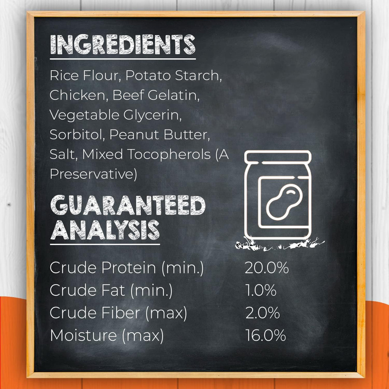 Canine Naturals Peanut Butter Chew - Rawhide Free and Dog Treats - Made from Real Peanut Butter - All-Natural and Easily Digestible - 40 Pack of 5 Inch Stick Chews 0.3525 Ounce (Pack of 40)