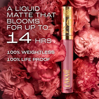 Lakmé Rouge Bloom Matte Lip Liquid, Matte Finish, Longlasting For Up To 14 Hours, Quick Drying & Transfer-Proof, Infused With Vita Rose For Smooth & Moisturised Lips - Blushing Bae