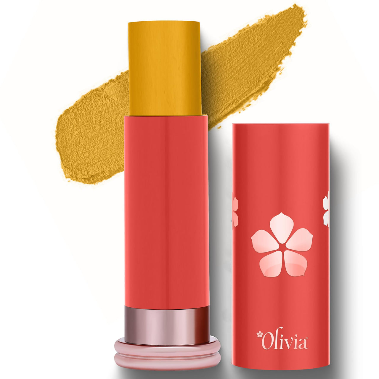 Olivia SkinSync Make Up Stick Foundation With SPF 25 - Lightweight, Full Coverage, Natural Finish, Waterproof & Sweatproof Face Makeup - 15g | Shade 07 Pineapple Pie