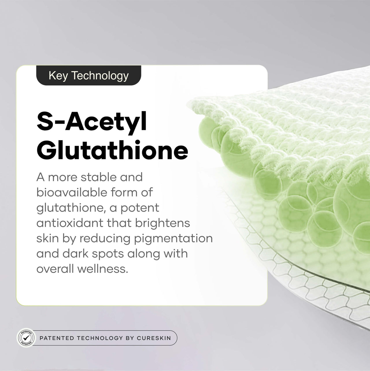 Cureskin Gluta Active Bright Glutathione Tablets | Glutathione Tablets for Skin Whitening | Glutathione Supplements | Glutathione for Skin Whitening