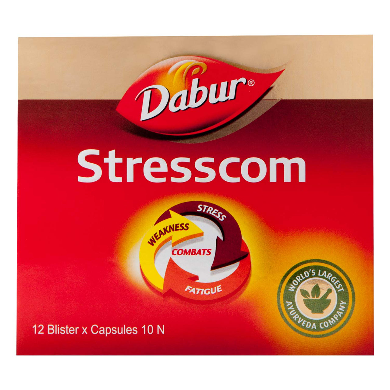 Dabur Stresscom - 10 capsules *12 strips