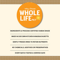 Whole Life Pet Just One Tuna - Cat Treat Or Topper - Human Grade, Freeze Dried, One Ingredient - Protein Rich, Grain Free, Made in The USA, 7.5 Ounce 7.5 Ounce (Pack of 1)