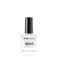 FACESCANADA Faces Splash Glossy Finish Nail Enamel, Linty 45, 8 Ml & Faces Canada Splash Glossy Nail Enamel, White O White 14, 8 Ml