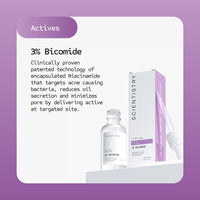 Scientistry Anti acne Face Serum with Encapsulated Niacinamide I Minimize pores, Clears Acne and Pimples I For Women & Men I Ideal for oily skin