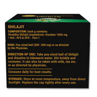 Zandu Pure Himalayan Shilajit Resin, 20g (Pack of 1) | Natural & Ayurvedic| Helps Enhance Strength & Stamina | Maintains Overall Holistic Wellness