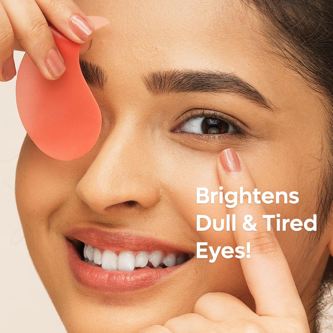 mCaffeine Cooling Under Eye Serum Patch for Brightness | Reduces Pigmentation with 4% Niacinamide & Kombucha Tea | Under Eye Patch Mask | Instantly Hydrates, Cools & De-Puffs - 15 Pairs