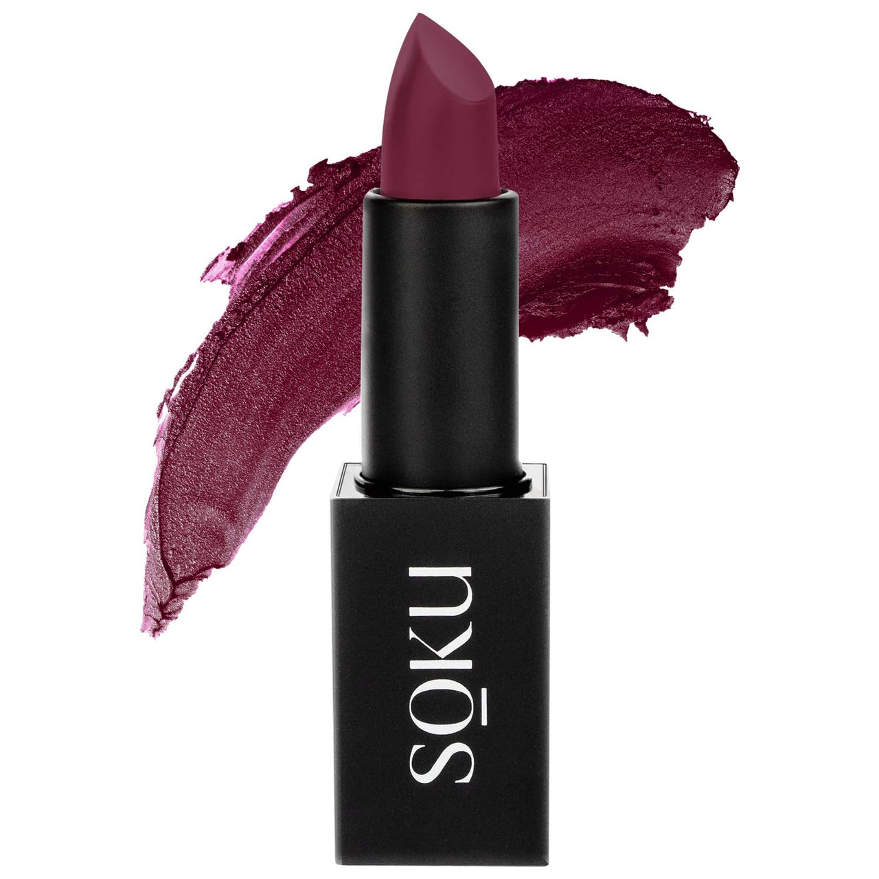 SOKU Censored Matte Long Lasting Lipstick for Women | Creamy Lipstick | Enriched with Jojoba Oil | Moisturising & Waterproof | Smooth Finish & Lightweight (Kissably Gorgeous 07) - 4.2g