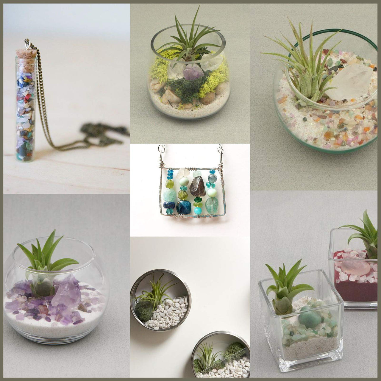 Yholin Irregular Stone Chips Beads Bulk - Hole Drilled Light Green Shell Chips, Crystal Tumbled Chips Stone Healing Crushed Rock Beads for DIY Craft Earring Jewelry Making and Home Decor,1 Strand