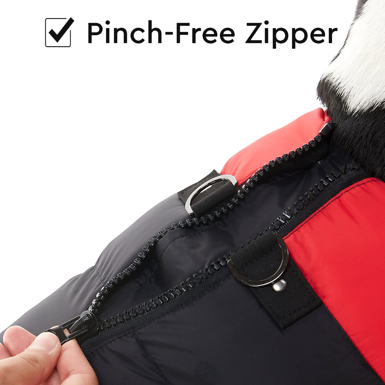 Gooby Padded Vest Dog Jacket - Purple, Large - Warm Zip Up Dog Vest Fleece Jacket with Dual D Ring Leash - Winter Water Resistant Small Dog Sweater - Dog Clothes for Small Dogs and Medium Dogs Large Chest (20.25") 1