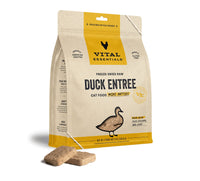 Vital Essentials Freeze Dried Raw Cat Food, Duck Mini Patties Entree, 8 oz