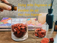 DUQGUHO Red Jasper Natural Crystal Quartz Bulk Raw Rough Healing Crystal Stones Reiki Crystal Stone Tumbling Cabbing Fountain Rocks Polishing Cutting Gemstone 0.45 lbs Red Stone