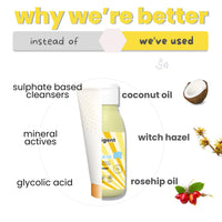 Tuco® Kids Face Wash | Perfect for Dull Skin | Infused with Turmeric, Kakadu Plum, Rosehip Oil, Safflower Oil, Witch Hazel | Ages 2-5, 4-10, 10-15, 5-10 Years | Paraben & Sulphate Free |100 ml-Pack of 1