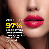 Juice Kiss Sensation Lipstick with Goodness of Bio Retinol, UV Protection & Long lasting Lipstick (Red Addict - M03)