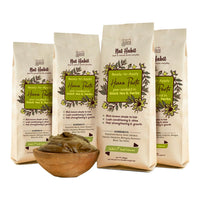 Nat Habit Henna Paste, 100% Natural Rajasthani Henna - (Pack of 4 x 220g) and Nat Habit Ubtan Face Wash, Fresh Daily Tikta For Men & Women 100g