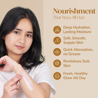 Meglow Pro-Care Moisturizing Body Lotion | Enriched With Shea Butter | Nourished and Smooth Skin | Hydrates & Moisturizes Skin | For Women & Men | Suitable for Normal to Dry Skin - 500mL