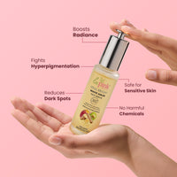 La Pink Ideal Bright Face Serum | 100% Microplastic Free Formula | Glass like skin, Lightening, Evens Skin Tone | White Haldi & Kakadu Plum | For Bright Radiant Skin | All Skin Types | 50ml