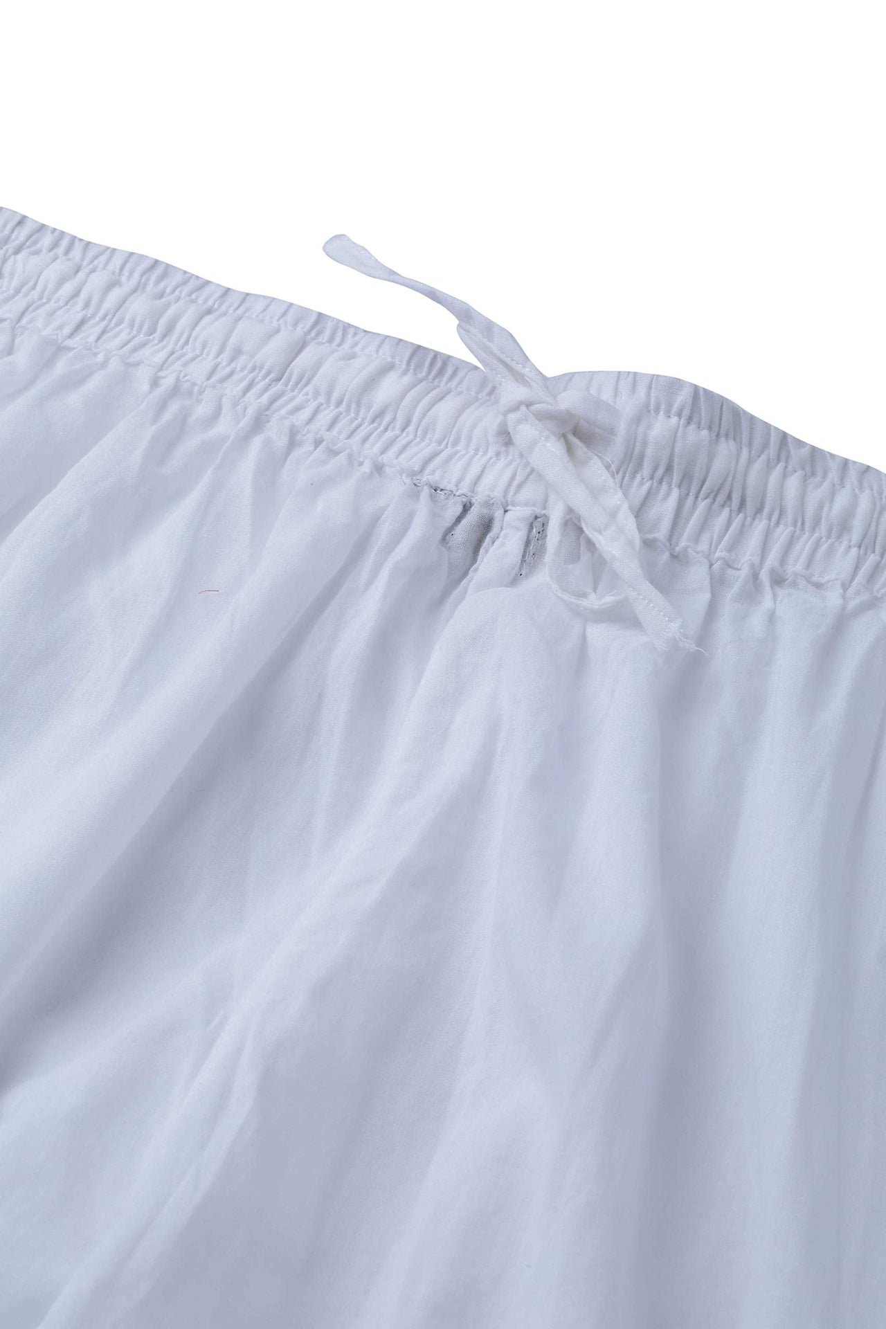 Ada Women's  Hand Embroidered Lucknow Chikan Pure Cotton Palazzo