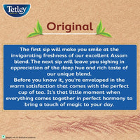 Tetley Original 100 Tea Bags, Rich Taste of Assam Tea, 1.7g Each