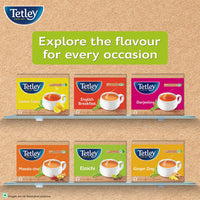 Tetley | Elaichi Flavoured Chai | Black Tea | 50 Tea Bags, 100 Grams (Pack of 2)
