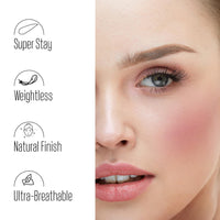 Beauty Berry Dream Matte Blush - 08, Romantic Rose, 7g | Lightweight, Silky-Smooth Texture, Ultra Matte Blusher Palette | Highly Pigmented & Blendable Shades, Blusher for Face Makeup