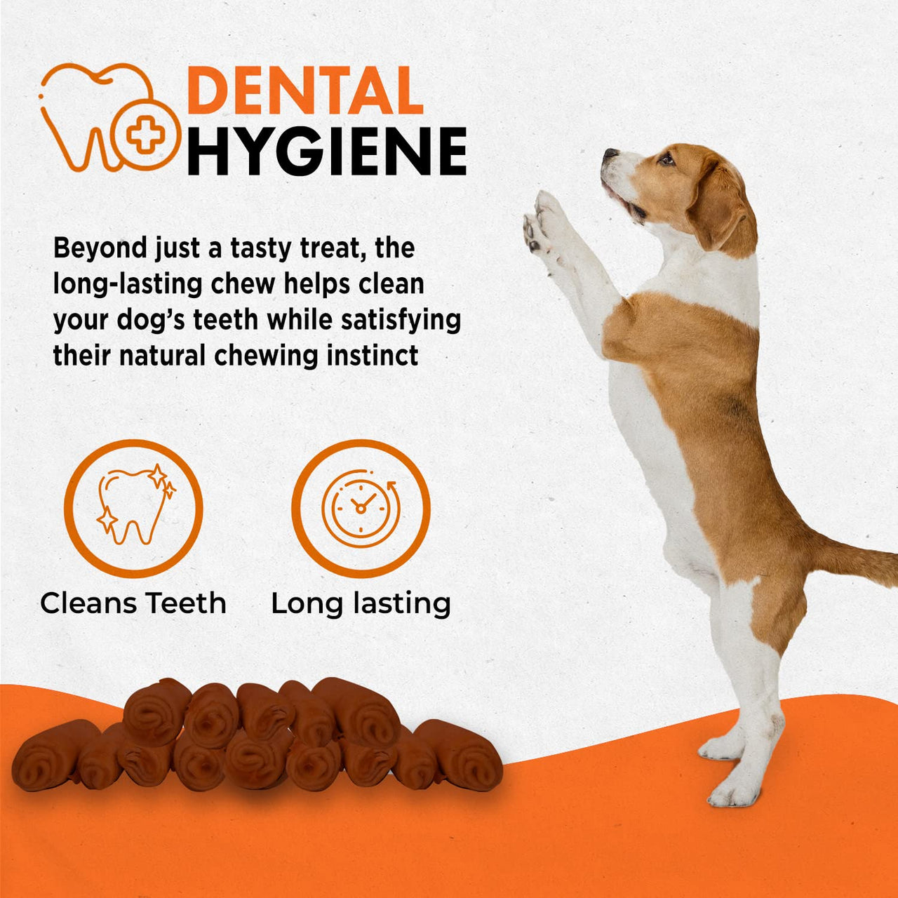 Canine Naturals Peanut Butter Chew - Rawhide Free and Dog Treats - Made from Real Peanut Butter - All-Natural and Easily Digestible - 40 Pack of 5 Inch Stick Chews 0.3525 Ounce (Pack of 40)