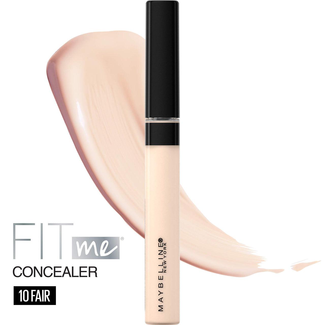Maybelline New York Fit Me Concealer,15 Fair, 6.8Ml And New York Fit Me Matte+Poreless Liquid Foundation Medium Coverage For Oily Skin Tube, 115 Ivory, 18Ml, Pack Of 1