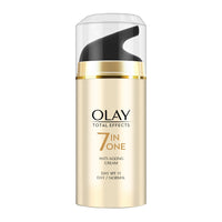 Olay Night Cream Total Effects 7 in 1, Anti-Ageing Moisturiser, 20g And Olay Day Cream Total Effects 7 in 1, Anti-Ageing SPF 15, 20g