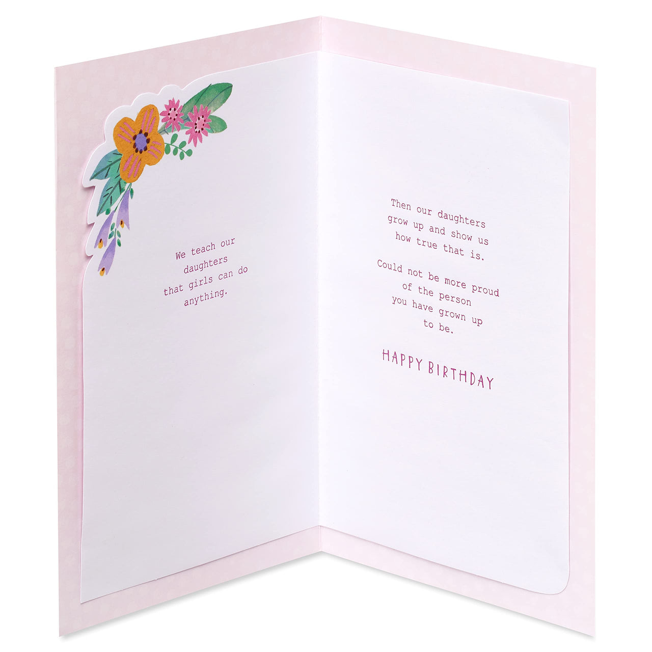 American Greetings Birthday Card for Daughter (Girls Can Do Anything) Girls Can Do Anything