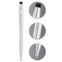 Cross Century II Refillable Ballpoint Pen, Medium Ballpen, Includes Premium Gift Box - Lustrous Chrome