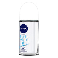 Nivea Men Shower Gel, Active Clean Body Wash, Men, 250ml & Deodorant Roll On, Fresh Natural, 50ml