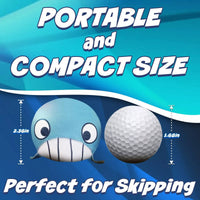 Activ Life 2 Pack Ultimate Skip Ball – Water Bouncing Ball, Create Memories with Friends & Family at the Beach or Pool, Whale