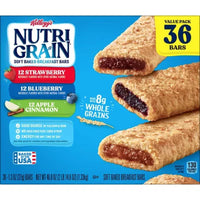 Nutri-Grain Bars Variety Pack, 1.3 Oz., 36 Pk.