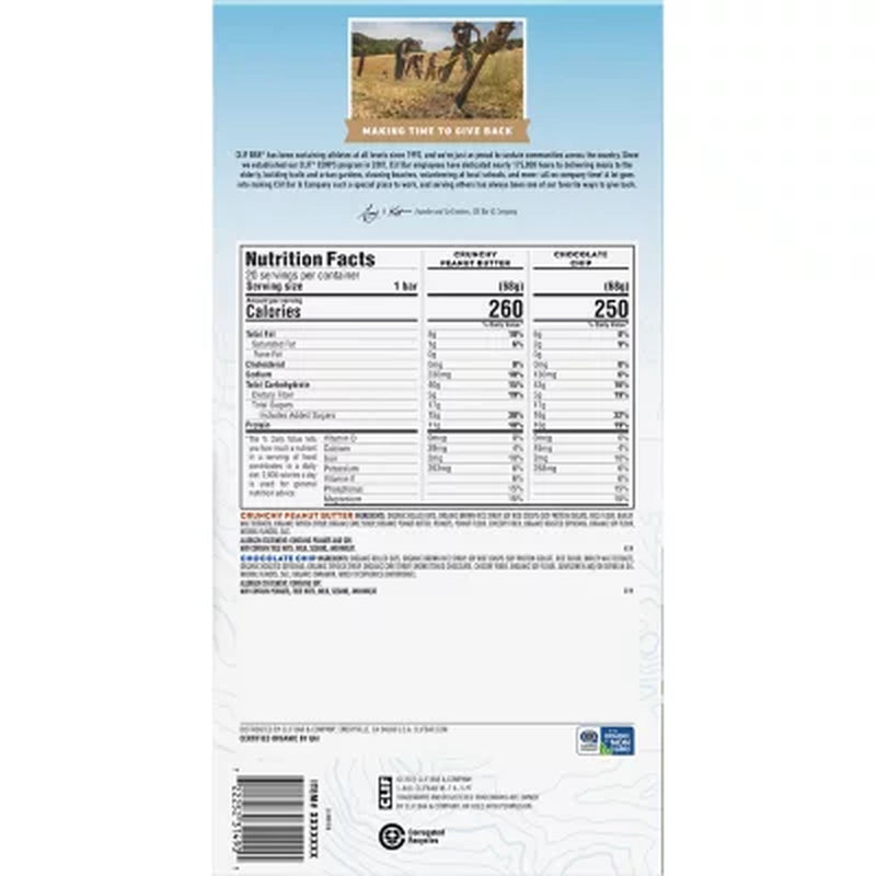 CLIF Bar Variety Pack, 2.4 Oz, 20 Ct.