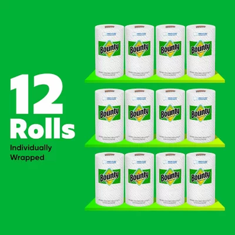 Bounty Select-A-Size 2-Ply Paper Towels, 12 Rolls, 119 Sheets/Roll