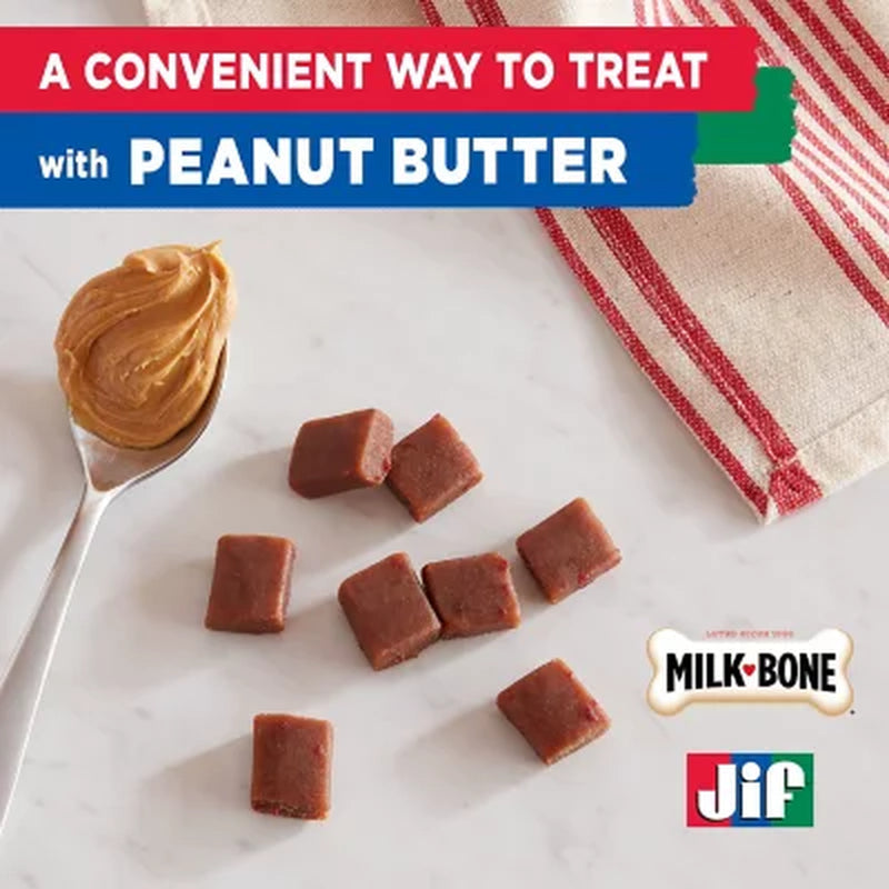 Milk-Bone, Peanut Buttery Bites, Soft Dog Treats with Jif Peanut Butter, 24 Oz.