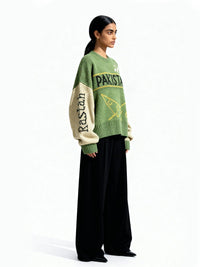 Raastah - Team Pakistan Jacquard Sweater