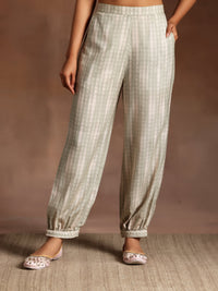 Green Printed Cotton Straight Suit with Dupatta